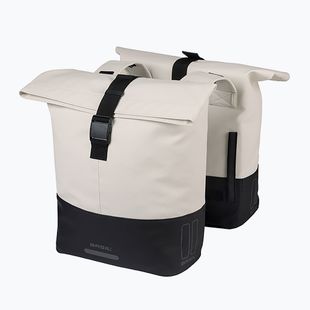 Fahrradtasche Basil Cove Double Pannier Bag 32 l off white/black