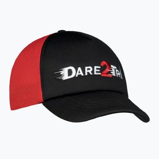 Dare2Tri Truckers Baseballmütze schwarz/rot
