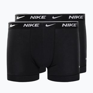 Herren Boxershorts Nike Everyday Cotton Stretch Trunk 2Pk IEV schwarz