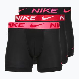 Herren Nike Dri-Fit Essential Micro Boxer Brief 3 Paar schwarz hyper pink/uni rot/schwarz hochglanz wb
