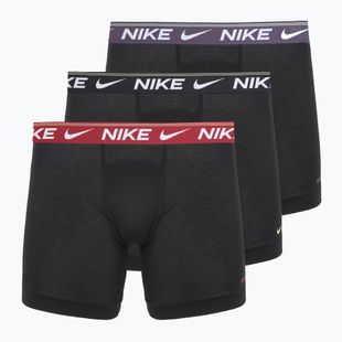 Herren Boxershorts Nike Dri-FIT Ultra Comfort 3 pairs black/team crimson/dark raisin/black