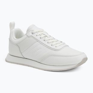 Calvin Klein Herrenschuhe HM0HM01897 Low Prof Runn Laceup Tape Triple Bright White