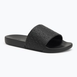 Calvin Klein Herren Flip-Flops HM0HM01968 Pool Slide Mono Triple Schwarz