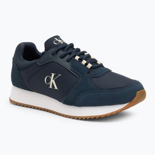 Herrenschuhe Calvin Klein YM0YM01326 Retro Runner Socke Lace Up Ny-Su Calvin Navy/Bright White/Gum