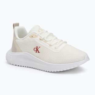 Calvin Klein Herrenschuhe YM0YM01285 Hike Runner Mix Mesh Bright White/Moonstruck/Tandoori