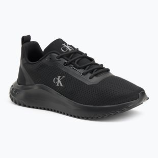 Calvin Klein Herrenschuhe YM0YM01285 Hike Runner Mix Mesh Triple Black