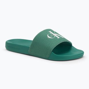Calvin Klein Herren Flip-Flops YM0YM01367 Monologo CV Wild Grün