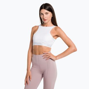 Calvin Klein Medium Support YAF hellweißer Fitness-BH