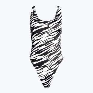 Calvin Klein Scoop Back One Piece Badeanzug für Frauen Schwarz