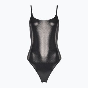 Calvin Klein Scoop Back One Piece Badeanzug für Frauen Schwarz
