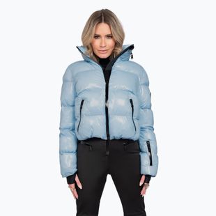 Skijacke Damen Nikkie Gstaad Laquer Ski powder blue