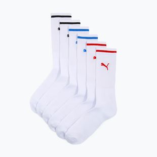 Socken PUMA Sport Crew Stripe 3 pairs white