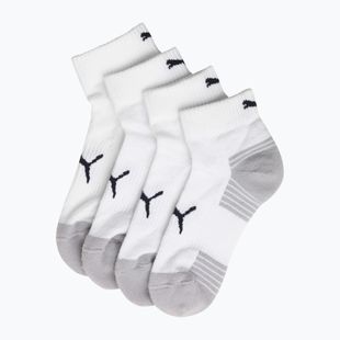 Socken PUMA Sport Cushioned Quarter 2 pairs white