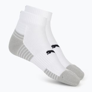 Socken PUMA Sport Cushioned Quarter 2 pairs white