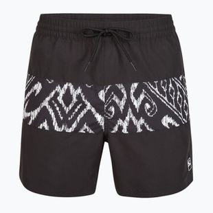 Herren O'Neill Cali Block 15'' schwarzer Zauberteppich schwimmen Shorts