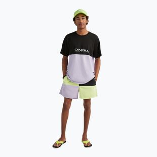 Men's O'Neill Wilder Colorblock 16'' sonnigen Kalk Farbe Block schwimmen Shorts