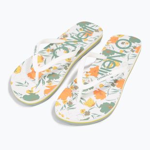 Damen O'Neill Profile Graphic weiß bluemchem Flip Flops