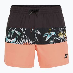 Herren-Badeshorts O'Neill Mix & Match Cali Block 15'' schwarz tropicana