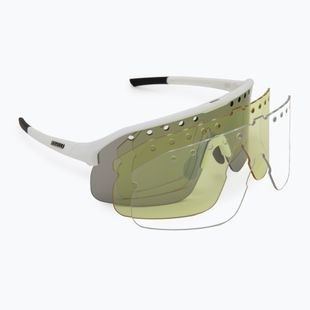 Rogelli Ventro Polarisierte Sonnenbrille weiß/taupe/braun platin revo