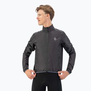 Herren Fahrradjacke Rogelli Essential Rain black