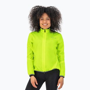 Fahrradjacke Damen Rogelli Essential yellow