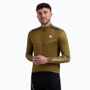 Longsleeve Fahrrad Herren Rogelli Mono brown