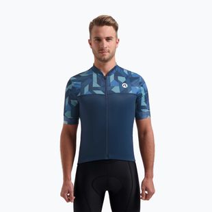 Fahrradtrikot Herren Rogelli Essential Graphic blue