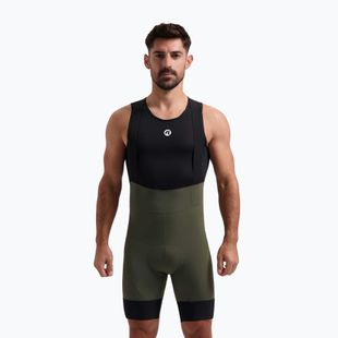 Rogelli Signature Bib Short Herren Radhosen grün