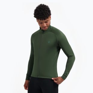 Herren-Langarm-Radtrikot Rogelli Essential II green