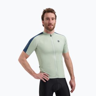 Herren-Fahrradtrikot Rogelli Explore aqua grey
