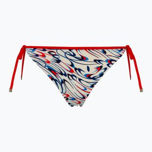 Bikini Unterteil Tommy Hilfiger Cheeky String Side Tie Print drops motion ecru