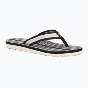 Flip-Flops Damen Tommy Hilfiger Im Th Print Beach Sandal black/ecru