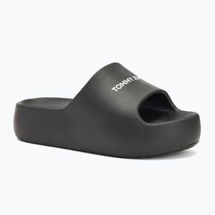 Badeschlappen Schlappen Damen Tommy Jeans Flatform Pool Slide Ess black