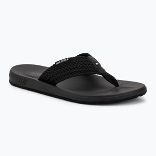 Flip-Flops Herren Tommy Hilfiger Molded Web Beach Sandal black