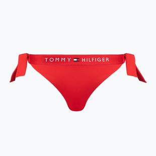 Tommy Hilfiger Side Tie Cheeky Badeanzug unten rot