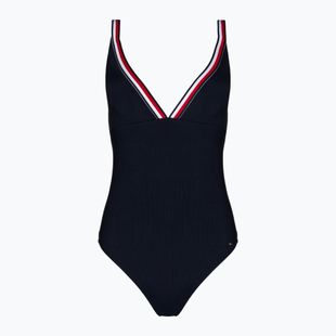 Badeanzug Damen Tommy Hilfiger Triangle One Piece Rp deser skye