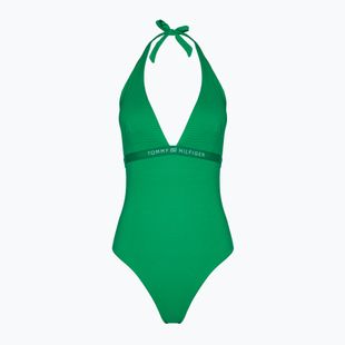 Badeanzug Damen Tommy Hilfiger Halter One Piece Rp olympic green