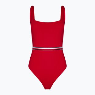 Badeanzug Damen Tommy Hilfiger Square Neck One Piece primary red