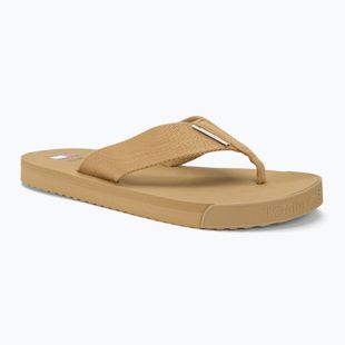 Herren Tommy Jeans Elevated Flip Flop brauner Sand
