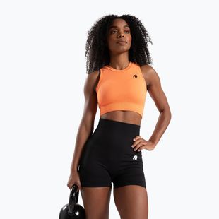 Trainings Top Damen Gorilla Wear Olivia Crop orange