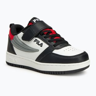 Schuhe Kinder FILA Rega Nf Velcro white/black/fila red