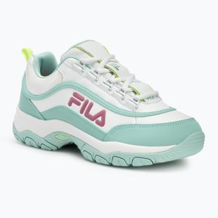 Schuhe Damen FILA Strada Logo white/harbor gray