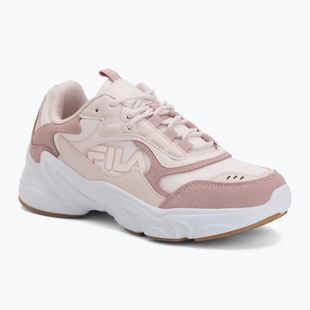 FILA Collene Logo Schuhe in blassem Mauve/Weiß