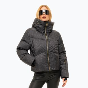 Damen-Skijacke Nikkie Newport Logo black