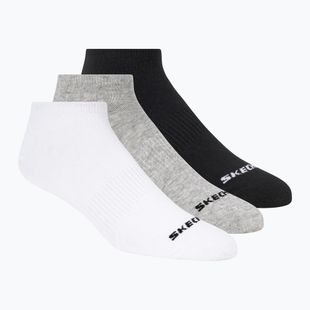 Socken SKECHERS Non Terry No Show 3 pack white/black
