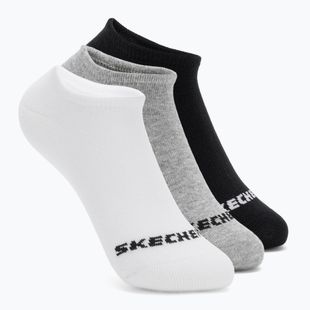 Kindersocken SKECHERS Non Terry No Show 3 Paar white/grey