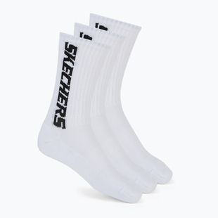 Herren Socken SKECHERS 1/2 Terry Crew 3 Paar white/black