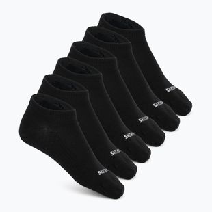 Herrensocken SKECHERS Non Terry Low Cut 6 Paar black