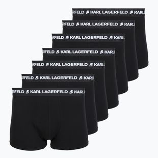 Herrenboxershorts KARL LAGERFELD Logo Trunk 7er-Pack black