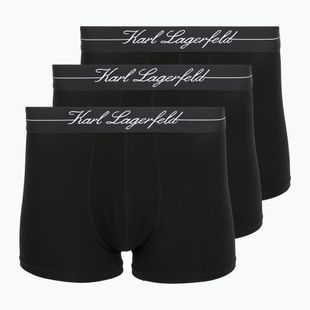 Herrenboxershorts KARL LAGERFELD Hotel Karl Lyocell Trunk 3er-Pack black